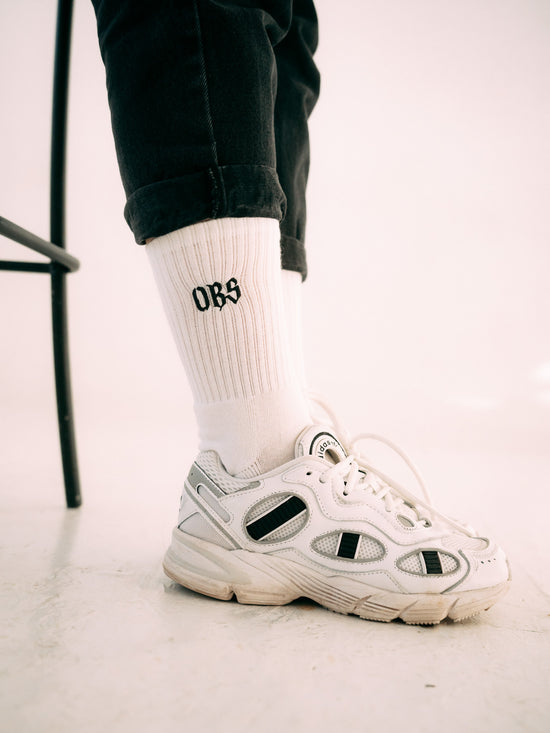 OBS - Logo Socks - Weiß