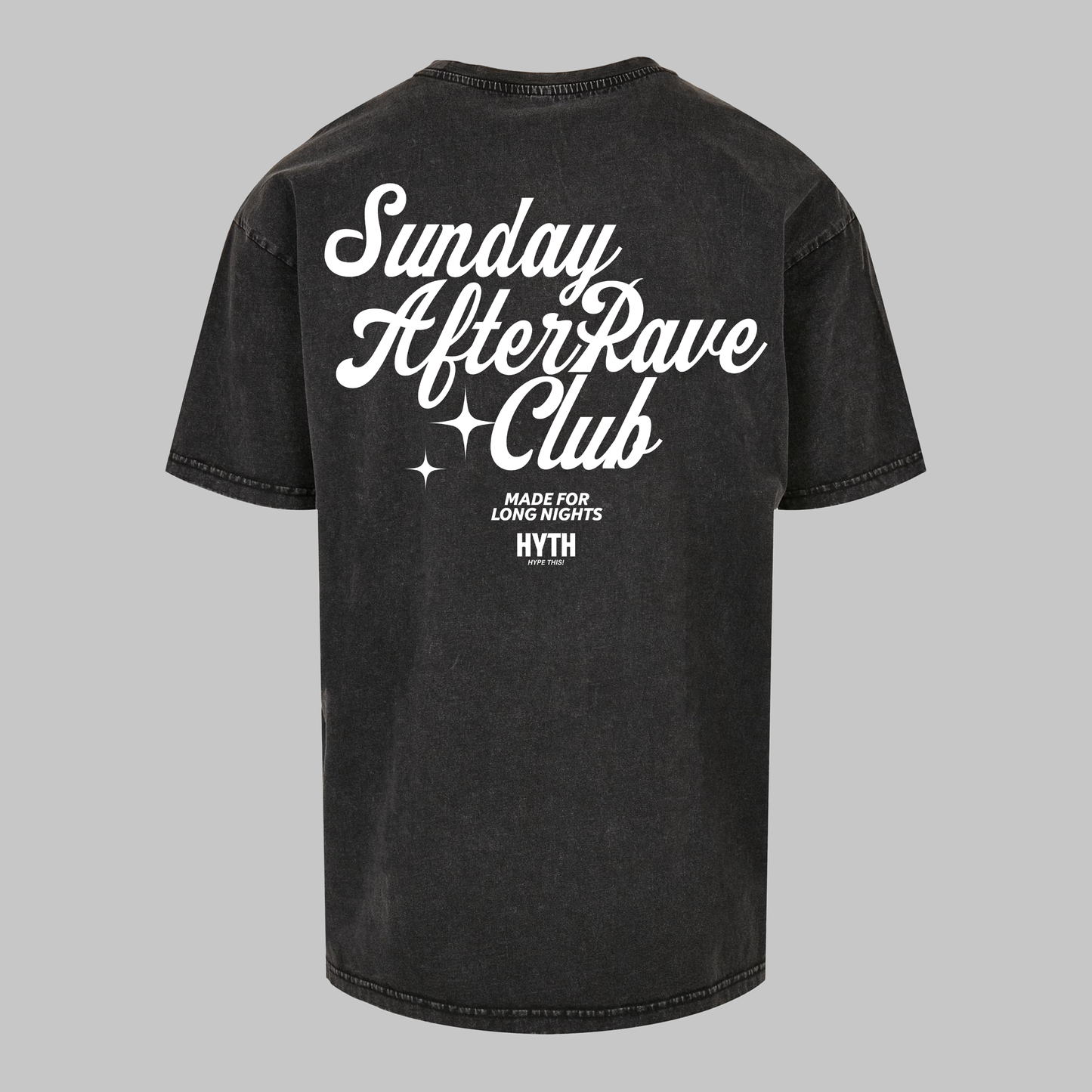 HYTH - Sunday After Hour Rave Club  - Shirt - Schwarz