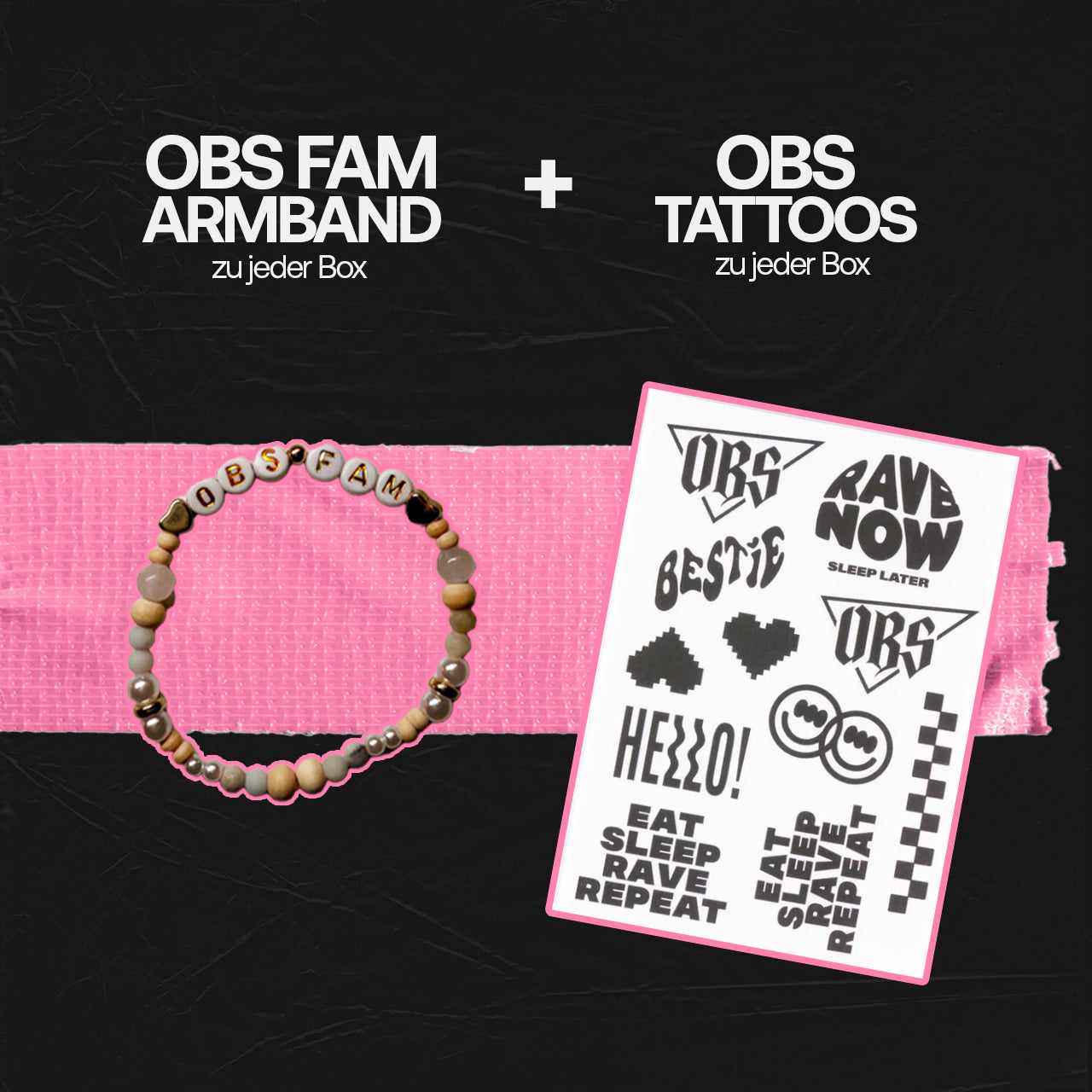 OBS - große Mystery Box + limitiertes OBS Armband