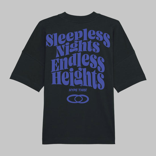 HYTH - Sleepless Nights Endless Heights - Shirt - Schwarz